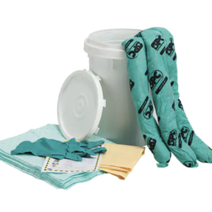 Spill Kit, Hazmat, Pail, 10 US gal. Absorbancy